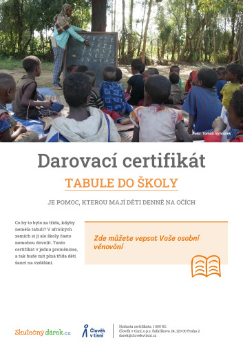 Náhled elektronického certifikátu