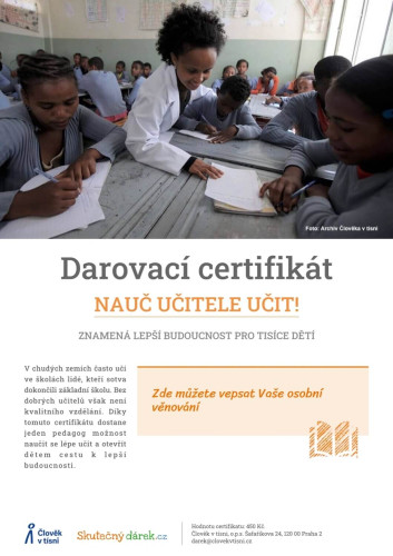 Náhled elektronického certifikátu