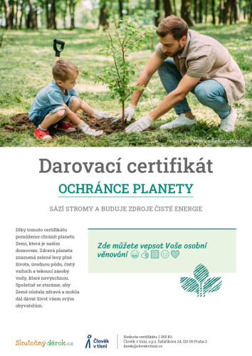Náhled elektronického certifikátu