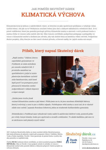 Náhled elektronického certifikátu