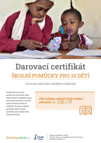 Náhled elektronického certifikátu