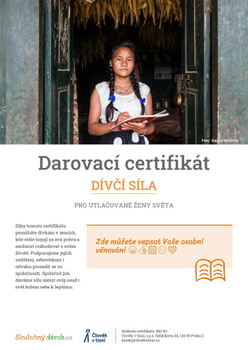 Náhled elektronického certifikátu